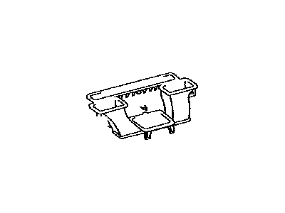 Toyota 55840-07030 Duct Assy, Heater To Register