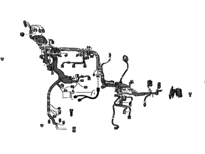 Toyota 82121-07100 Wire, Engine