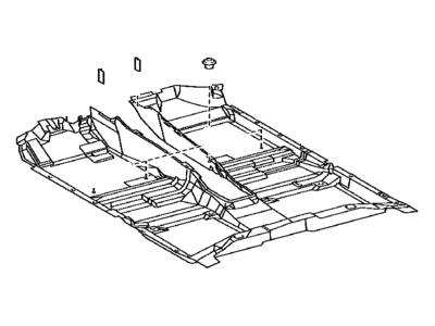 Toyota 58510-AC081-B0 Carpet Assembly, Floor