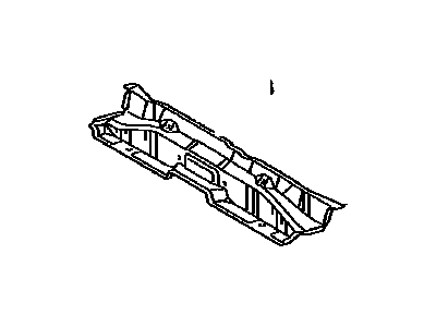 Toyota 57605-07020 Member Sub-Assy, Rear Floor Cross