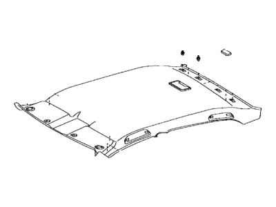 Toyota 63311-07013-B1 Board, Roof HEADLINI