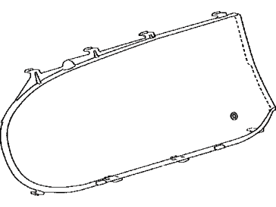 Toyota 83852-07210 Glass, Combination Meter