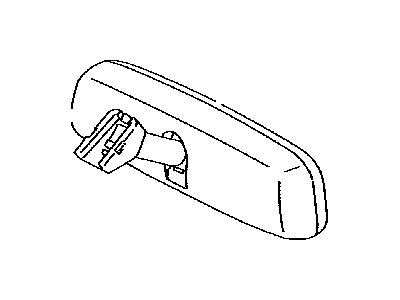 Toyota 87810-07043 Inner Rear View Mirror Assembly