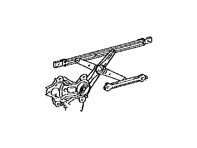 2005 Toyota Avalon Window Regulator - 69802-AC020