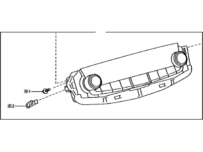 Toyota 55900-07180 Control Assembly, Air Co