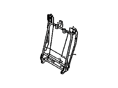 Toyota 71018-AC010 Frame Sub-Assy, Rear Seat Back, LH