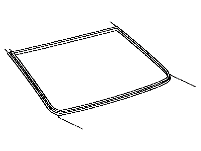 Toyota 75571-AC020 Moulding, Back Window, Outside Upper