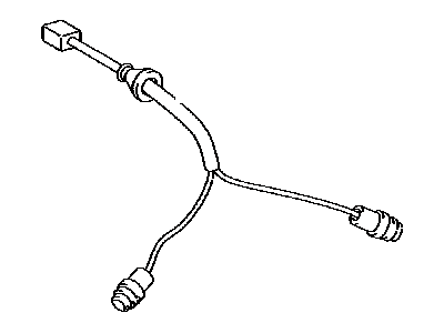 Toyota 81275-06020 Socket And Wire, License Plate Lamp