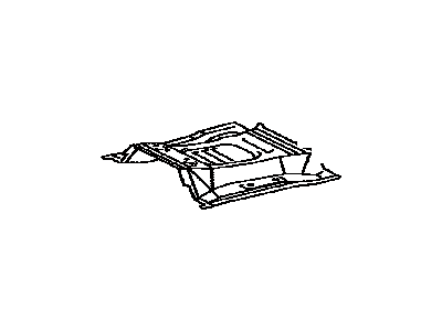 Toyota 58171-07040 Reinforcement, Parking Brake Base