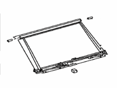 Toyota 64333-AC010 Shade Assy, Rear Window