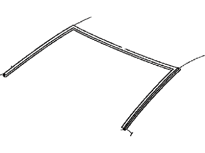 Toyota 75531-AC030 Moulding, Windshield, Outer Upper