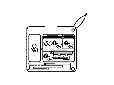 Toyota 89616-33050 Label, Push Start Information