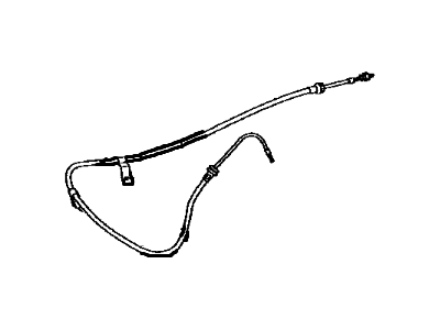 Toyota 46410-07050 Cable Assembly, Parking Brake
