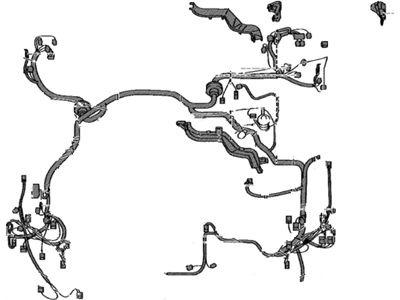 Toyota 82111-07500 Wire, Engine Room Main