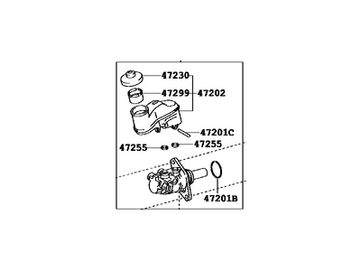 Toyota Avalon Master Cylinder Repair Kit - 47201-06420