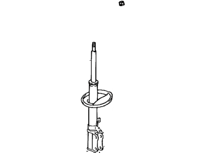 Toyota 48540-09590 Shock Absorber Assembly Rear Left