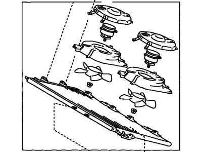 1999 Toyota RAV4 A/C Condenser - 88460-42040