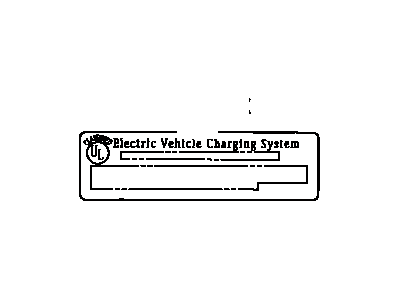 Toyota G9288-42020 Label, Battery CARGING Notice