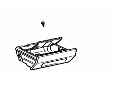 Toyota 74102-22040-01 Receptacle Assy, Front Ash