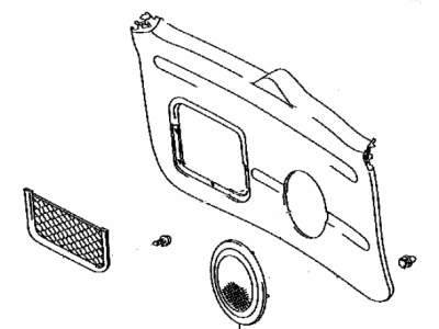 Toyota 67750-42030-B1 Board Assembly, Back Door