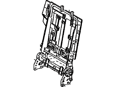 Toyota 71017-42111 Frame Sub-Assembly, Rear N