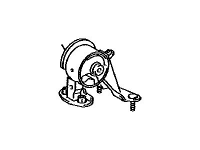 Toyota 12371-36020 INSULATOR, Engine Mounting