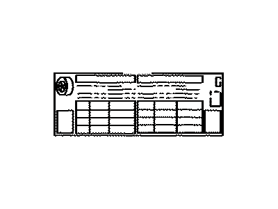 Toyota 42661-42310 Label, Tire Pressure Information