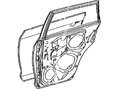 Toyota 67004-0R030 Panel Sub-Assembly, Rear D