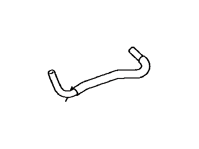 Toyota 16261-28100 Hose, Water By-Pass