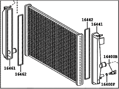 Toyota 16400-31420 Radiator Assembly