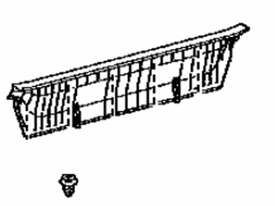 Toyota 58387-42040-B0 Plate, Rear Floor Finish