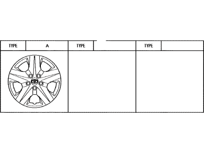 Toyota 42602-42010 Wheel Cap