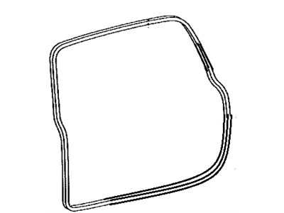 Toyota 67881-42050 Weatherstrip, Back Door