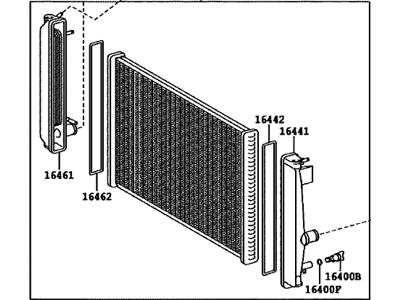 2006 Toyota RAV4 Radiator - 16400-31430