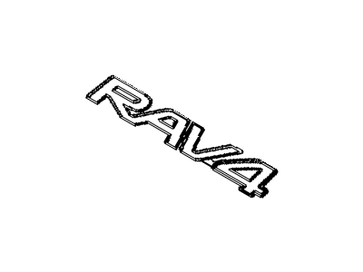 2009 Toyota RAV4 Emblem - 75431-42080