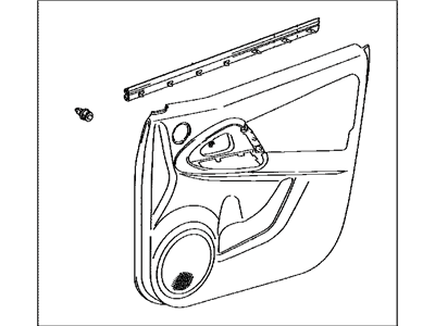 Toyota 67610-42781-P4 Panel Assembly, Front Door