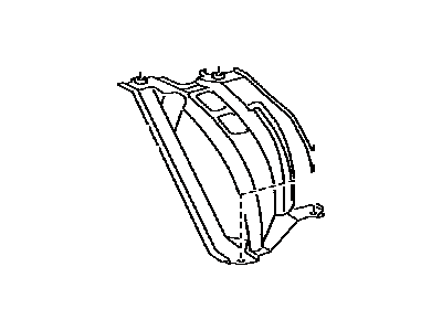 Toyota 74414-42010 Reinforcement, Battery Bracket