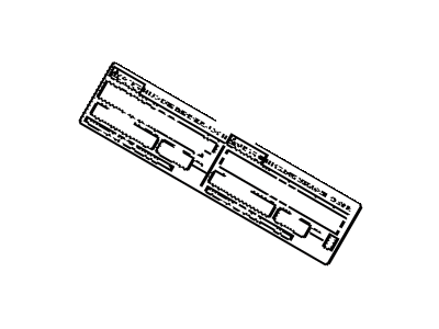 Toyota 88723-12160 Label, Cooler Service Caution