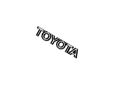 Toyota 75441-42050 Back Door Name Plate