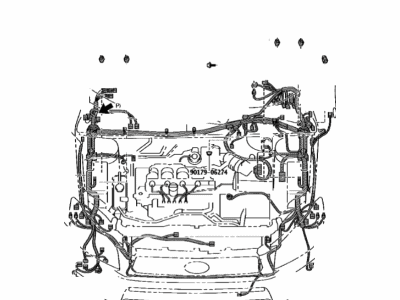 Toyota 82111-42K02 Wire, Engine Room Main