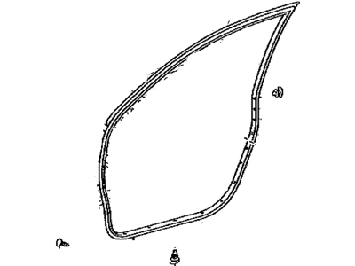 2012 Toyota RAV4 Door Seal - 67862-42080