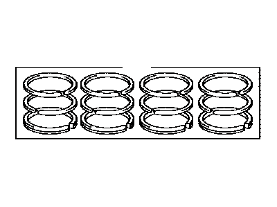 Toyota 13011-28160 Ring Set, Piston