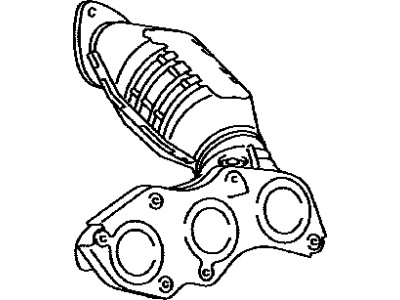 2008 Toyota RAV4 Catalytic Converter - 17140-31150