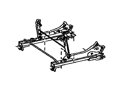 Toyota 72730-42080 Adjuster Assy, Rear Seat Reclining, RH