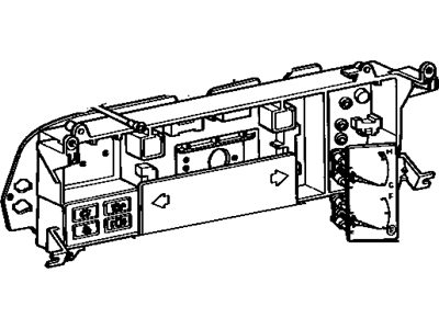 Toyota 83132-16350 Case, Combination Meter