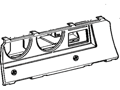 Toyota 83138-16140 Glass, Combination Meter