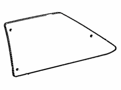 Toyota 62711-16090 Glass, Quarter Window, RH