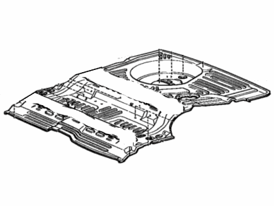 Toyota Tercel Floor Pan - 58311-16030