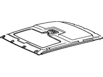 Toyota 63310-16010-01 HEADLINING Assembly, Roof