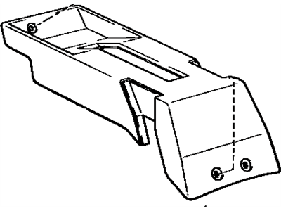 Toyota 58911-16010-01 Console Assembly, Rear